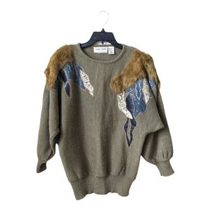 Vintage Fur Sweater